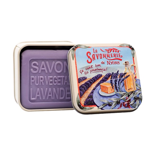 LA SAVONNERIE DE NYONS Мыло с лавандой Прованс 100 la savonnerie de nyons мыло с лавандой лазурный берег 100