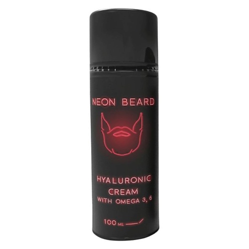 NEON BEARD Гиалуроновый крем с Омега 3.6 RED NEON - Сандал 100.0 biothal очищающий гель для умывания сандал sandalwood facial cleansing gel 150