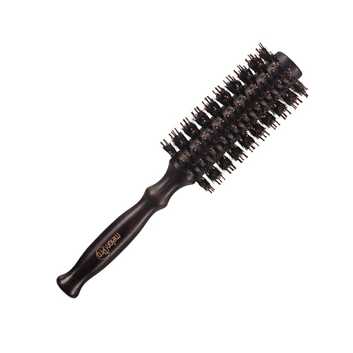 MELONPRO Брашинг с облегченной деревянной ручкой и натуральной щетиной 26 мм hairway брашинг hairway style деревнная основа комбинированная щетина 18мм 12 рядов