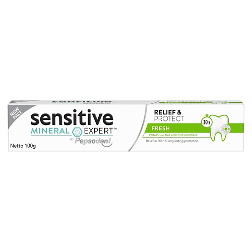 PEPSODENT Зубная паста SENSITIVE MINERAL EXPERT (Свежесть) 100 lacalut зубная паста basic sensitive 75