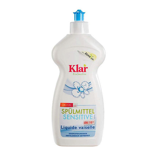 KLAR Средство для ручного мытья посуды деликатное гипоаллергенное ЭКО 500 средство для мытья посуды crispi с соком груши и экстрактом базилика 550 мл