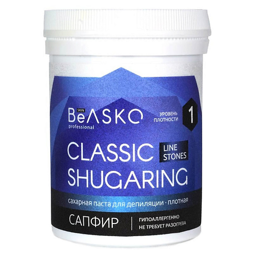 BEASKO SKIN Сахарная паста для депиляции Сапфир, Плотная, Shugaring Stones 330 резинка для волос селена набор 2 шт плотная жатка микс