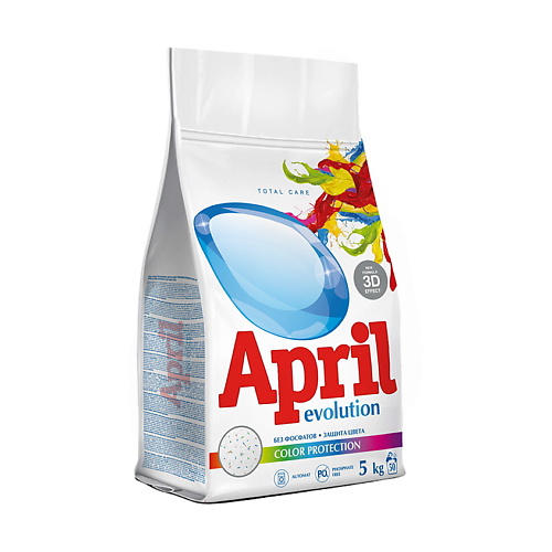 APRIL EVOLUTION Сolor protection Стиральный порошок Автомат