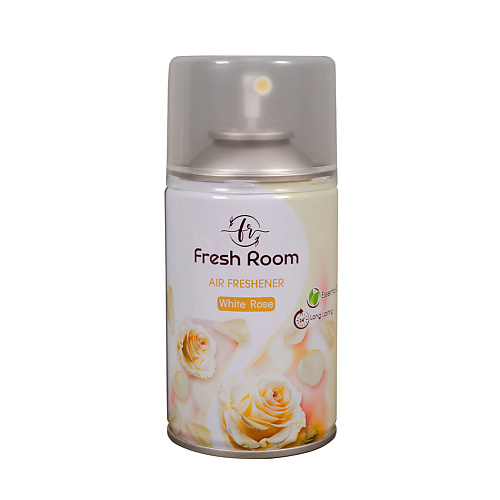FRESH ROOM Освежитель воздуха (сменный баллон) Белая роза 250 баллон нагнетатель с обратным клапаном