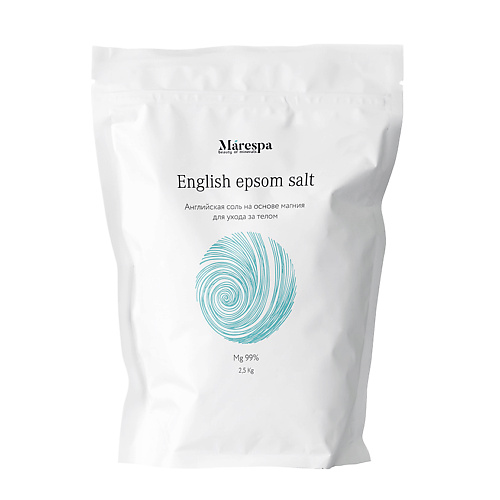 MARESPA Английская соль для ванн с магнием EPSOM (Эпсом) 2500 namore английская соль для ванны 2500