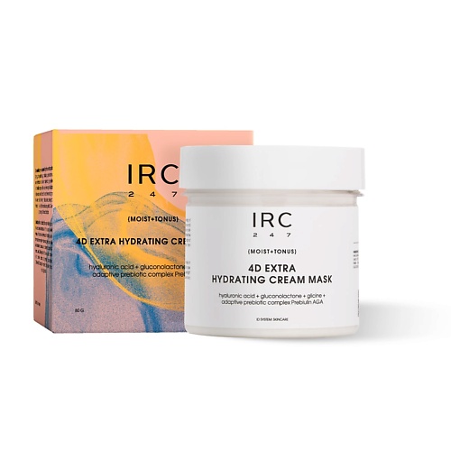 IRC 247 4D экстра увлажняющий крем с гиалуроновой кислотой и маска для сухой и чувствительной кожи 80 крем с пробиотиками и пребиотиками biotic cream