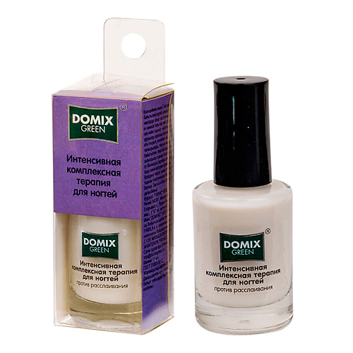 DOMIX GREEN Интенсивная комплексная терапия для ногтей 11 domix dgp сухое молекулярное масло для ногтей для влажной кожи 30