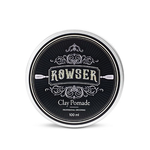 фото Rowser clay pomade глиняная помада сильной фиксации