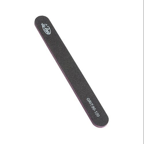 LA ROSA Пилка для ногтей двухсторонняя 80-120 двухсторонняя пилка для уголков ногтей excalibur 2188 1 шт