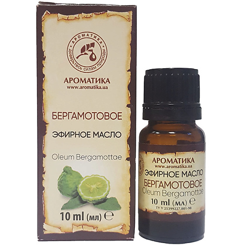 АРОМАТИКА Масло эфирное бергамотовое 10 ароматика масло для эротического массажа 100