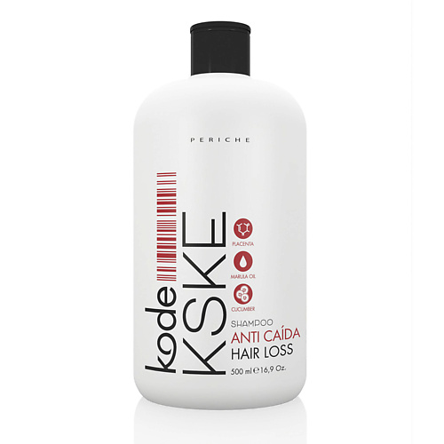 PERICHE PROFESIONAL Шампунь против выпадения волос Kode KSKE Shampoo Hair Loss 500 periche profesional шампунь против перхоти kode kspa shampoo dandruff 500