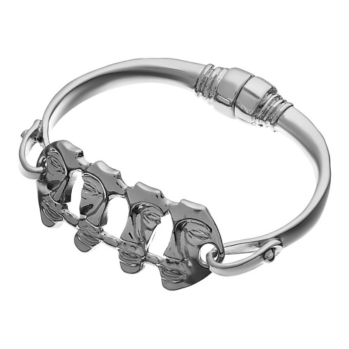 UVI JEWELLERY Серебристый браслет Маски на магнитном замке