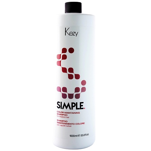 цена Шампунь для волос KEZY Шампунь для поддержания цвета окрашенных волос c биотином, SIMPLE