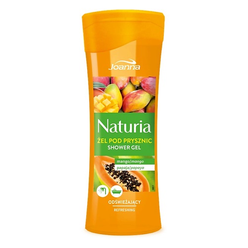 JOANNA Гель для душа NATURIA BODY манго и папайя 300 treaclemoon гель для душа летняя папайя papaya summer bath