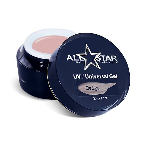 Гель для наращивания ногтей ALL STAR PROFESSIONAL Гель для  моделирования ногтей, UV-Universal Gel Clear big глиттер гель gel pixel all star 01 серебро 5 г
