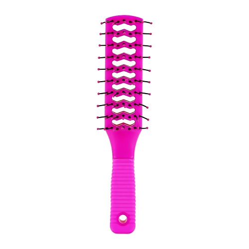 LADY PINK Щетка для волос BASIC массажная вентилируемая квадратная розовая тарелка квадратная пахта 22см