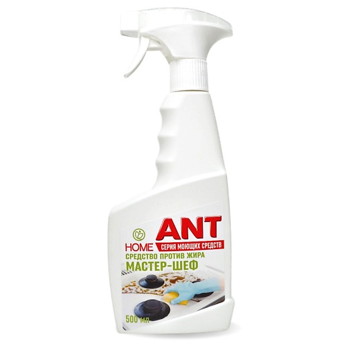 ANT Концентрированное моющее средство Мастер-Шеф для удаления жира без едкого запаха 500 ecos3 моющее средство для детских бутылочек и игрушек 500