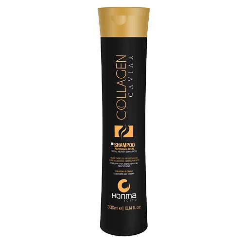 HONMA Шампунь для волос с коллагеном и экстрактом черной икры Collagen Caviar Shampoo 300 коллаген с экстрактом икры collagen caviar extract