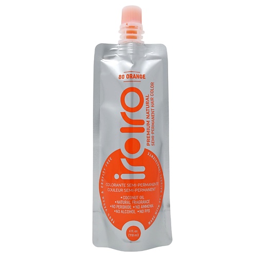 IROIRO Семи-перманентный краситель для волос 80 ORANGE Оранжевый усилитель а primary kp00006 orange оранжевый 60 мл