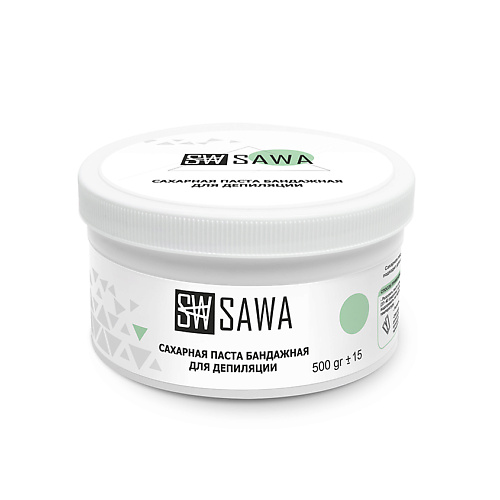 SAWA Паста для шугаринга бандажная гипоаллергенная 500 12 месяцев сахарная паста для шугаринга бандажная
