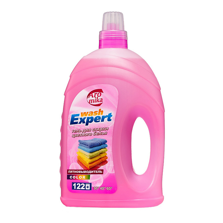 фото Гель для стирки цветного белья с пятновыводителем wash expert color 2000 мл aromika