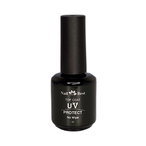 фото Nail best универсальный топ uv protect без липкого слоя с уф фильтром