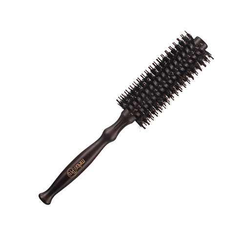 MELONPRO Брашинг с облегченной деревянной ручкой и натуральной щетиной 16 мм hairway брашинг hairway style деревнная основа комбинированная щетина 22мм 14 рядов