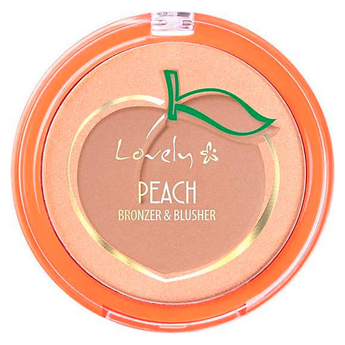 LOVELY Румяна и бронзирующая пудра для лица PEACH BRONZER & BLUSHER israelik крем автозагар для лица и тела 2 в 1 bronzer 2 in 1 100