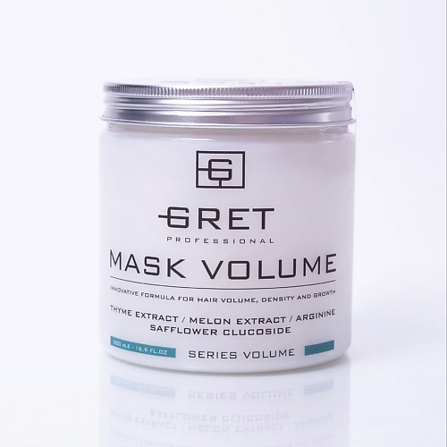 GRET Professional Маска для объема волос MASK VOLUME 500 gret professional маска для объема волос mask volume 250