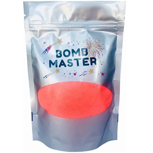 BOMB MASTER Мерцающая соль для ванны с хайлайтером, оранжевая 1 bomb master шиммер мерцающая соль для ванн бирюзовый 1