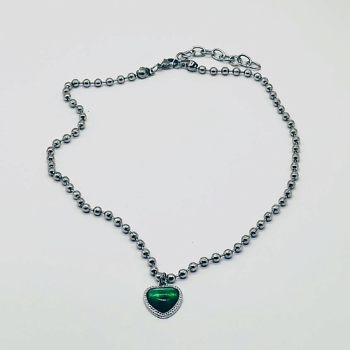 Колье BOCCIOLO Колье HEART MALACHITE