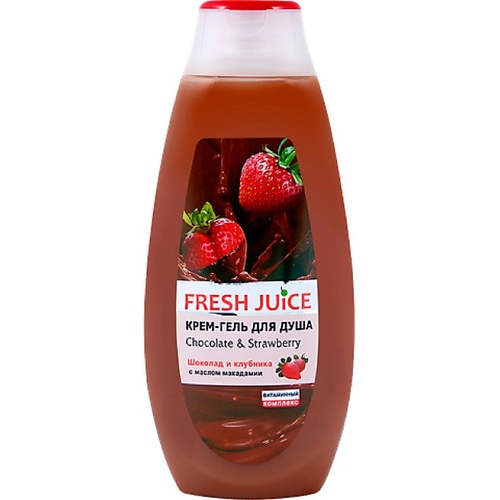 фото Fresh juice крем-гель для душа chocolate & strawberry