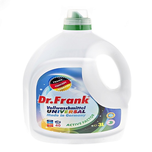 DR.FRANK Жидкое средство для стирки, 82 стирки 3000 dr frank жидкое средство для стирки белого белья perfect white 100 стирок 5000