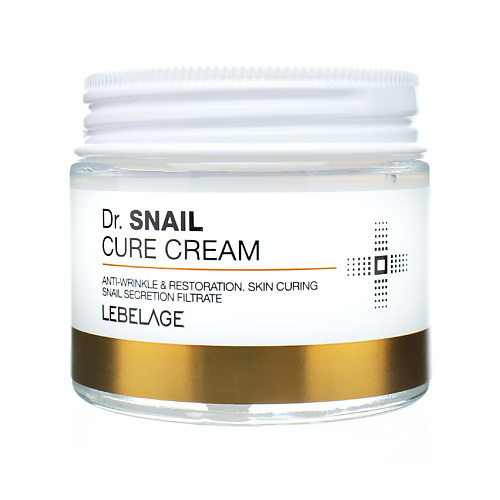 LEBELAGE Крем для лица с Муцином улитки антивозрастной Dr. Snail Cure Cream 70 grace face увлажняющий крем для глаз с муцином улитки антивозрастной 20 0