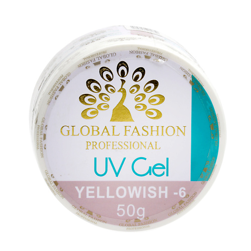GLOBAL FASHION Гель для наращивания ногтей, камуфляж-6, Yellowish-6 50 г шар латексный 12 камуфляж 5 сторонний набор 25 шт