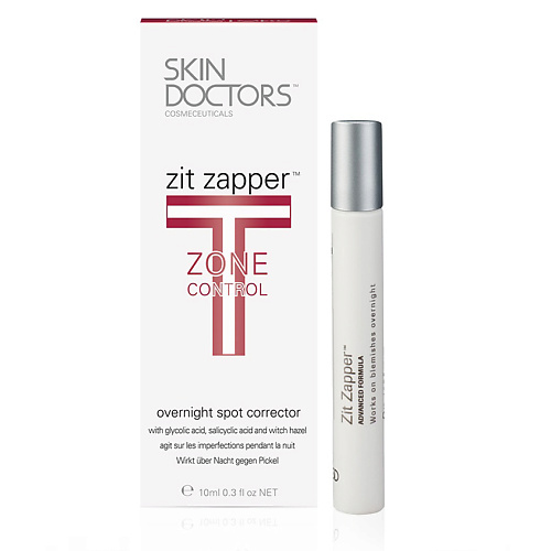 фото Skin doctors лосьон-карандаш для проблемной кожи лица t-zone control zit zapper, от прыщей