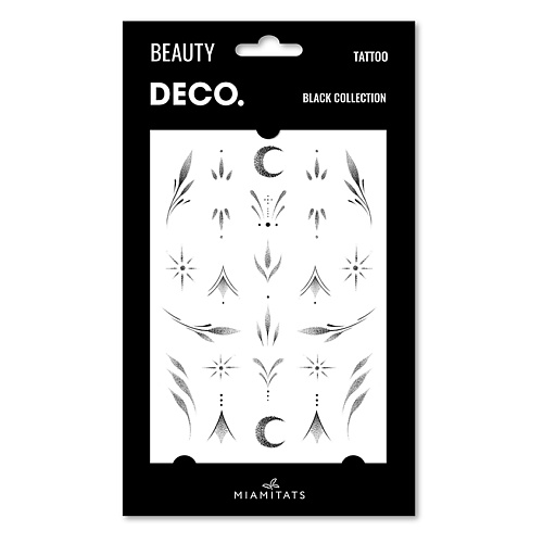 DECO. Татуировка для тела BLACK COLLECTION by Miami tattoos переводная (Mini) мочалка рукавица для тела deco кесса meringue