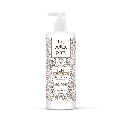 THE POTTED PLANT Лосьон для ухода за кожей Toasted S'More Body Lotion 500.0 tan inc лосьон для ухода за кожей eternal youth red light collagen moisturizer 530 0