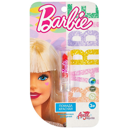 ANGEL LIKE ME Детская декоративная косметика для девочек Barbie Помада
