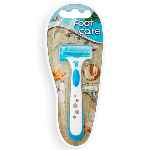 DORCO Женская одноразовая бритва для стоп Foot Care, 1-лезвийная 1 dorco женская бритва с 2 сменными кассетами eve6 6 лезвийная