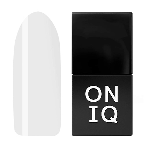 Гель-лак для ногтей ONIQ Гель-лак для ногтей #001 Pantone: Snow white, 10 мл oniq верхнее покрытие extra glossy topcoat 10 мл прозрачный
