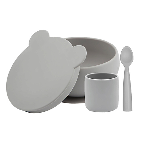 MINIKOIOI Набор посуды для детей Стаканчик Глубокая тарелка Ложка 0+ тарелка глубокая fissman flower 23 см