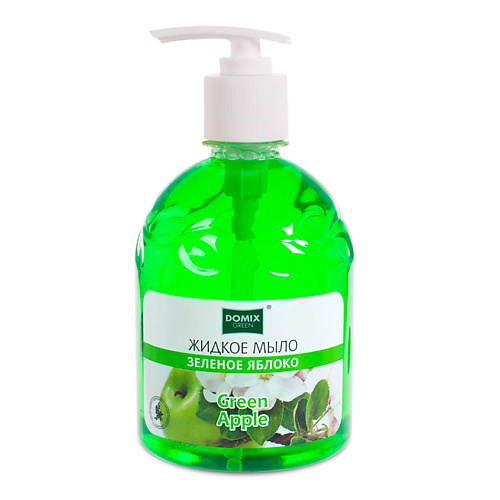 Мыло жидкое DOMIX GREEN Жидкое мыло Зелёное яблоко domix жидкое мыло свежесть мохито 500 мл