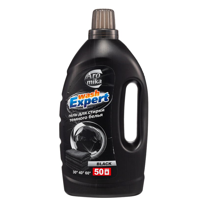 фото Гель для стирки черного белья wash expert black 2000 мл aromika