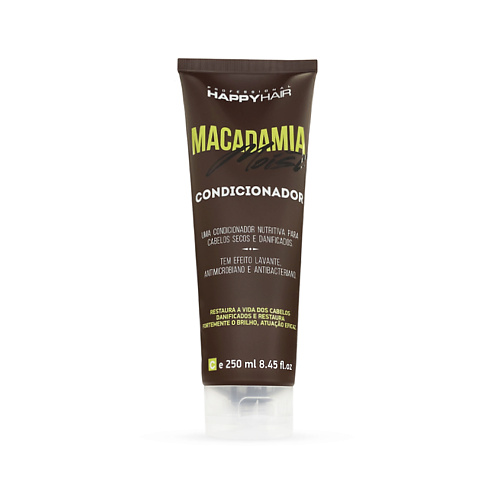 HAPPY HAIR Macadamia moist Conditioner кондиционер для волос 250.0 lorvenn hair professionals реструктурирующий крем кондиционер с протеинами шёлка silk repair 300