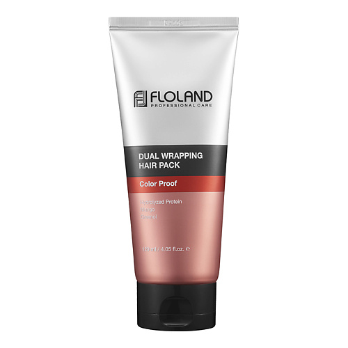 FLOLAND Восстанавливающая маска с протеинами для окрашенных волос Dual Wrapping HairPack Color Proof 120
