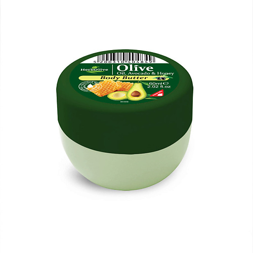 HERBOLIVE Масло для тела с медом и авокадо мини 60