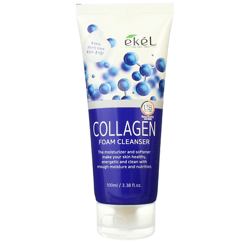 EKEL Пенка для умывания с Коллагеном Антивозрастная Foam Cleanser Collagen 100 ekel корректирующая база под макияж с коллагеном makeup base collagen 50