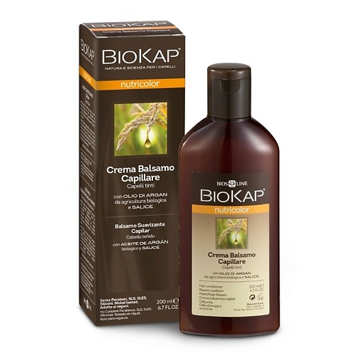 BIOKAP Бальзам-кондиционер для окрашенных волос 200 бальзам кондиционер защита и питание curex versus winter