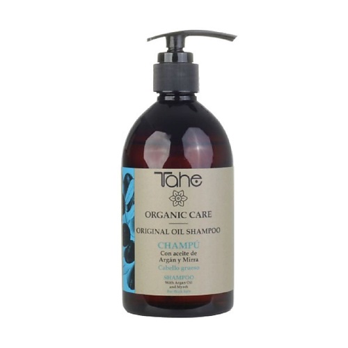 TAHE Шампунь для густых и сухих волос ORGANIC CARE ORIGINAL OIL SHAMPOO 300 nook repair shampoo шампунь восстанавливающий укрепляющий для сухих и поврежденных волос ph 5 5 500 мл